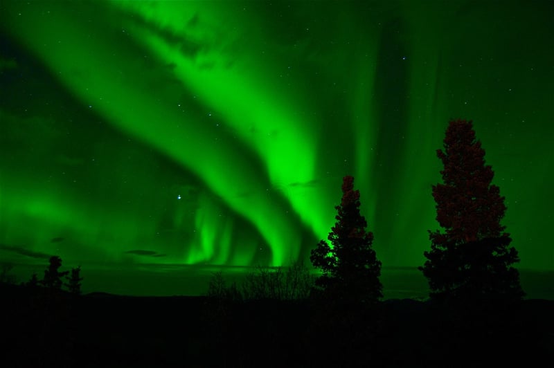 Aurora Borealis Gown